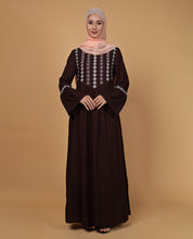 Mocha Love Flared Rayon Abaya