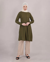 Ripe Olive Laced Top