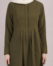 Ripe Olive Laced Top