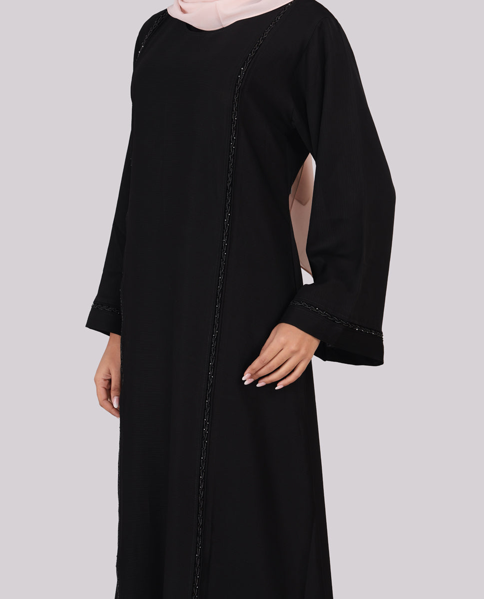 Black Charisma Embellished Abaya