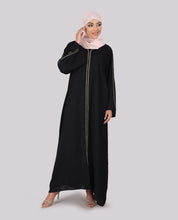 Luxe Jade Embroidered Abaya