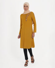 Golden Drop Rayon Embroidered Top