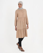 Earthy Rayon Ladder Lace Top