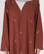 Rustic Grace Belted Open Abaya