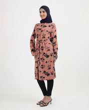 Blush Petal Printed Rayon Flared Top
