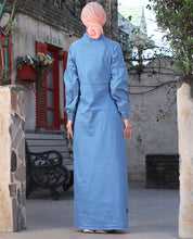 Ice Blue Denim Essential Jilbab