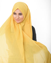Lemonade Yellow Cotton Voile Scarf