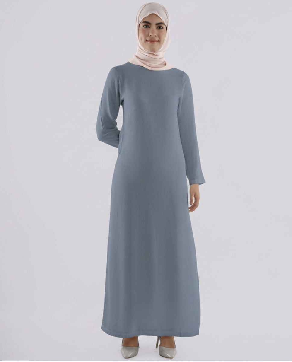 Blue Under Abaya