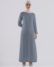 Blue Under Abaya