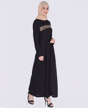 Black Elegance Embroidered Abaya