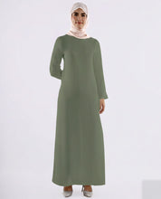 Green Under Abaya