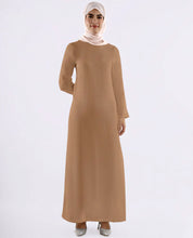 Brown Under Abaya