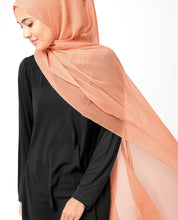 Carnelian Orange Poly Chiffon Scarf