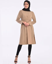 Latte Brown Smart Look Midi