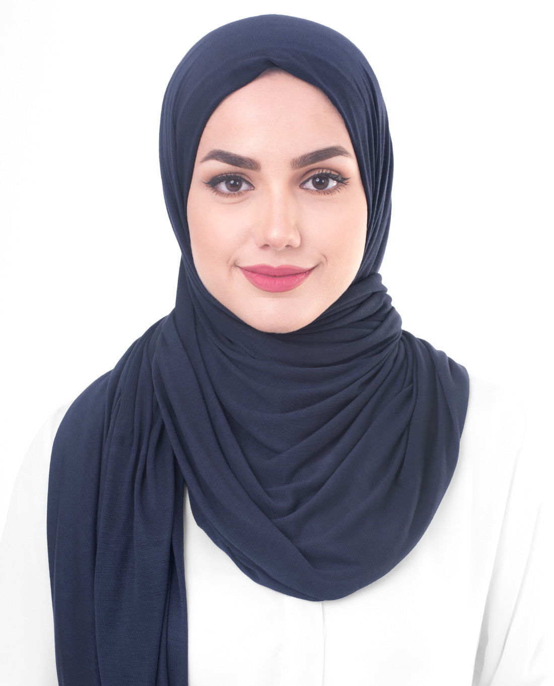 Mood Indigo Blue Viscose Jersey Scarf