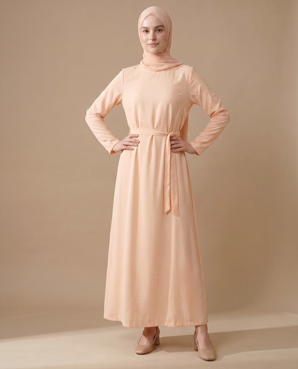 Everyday Budget Pink Closed Abaya