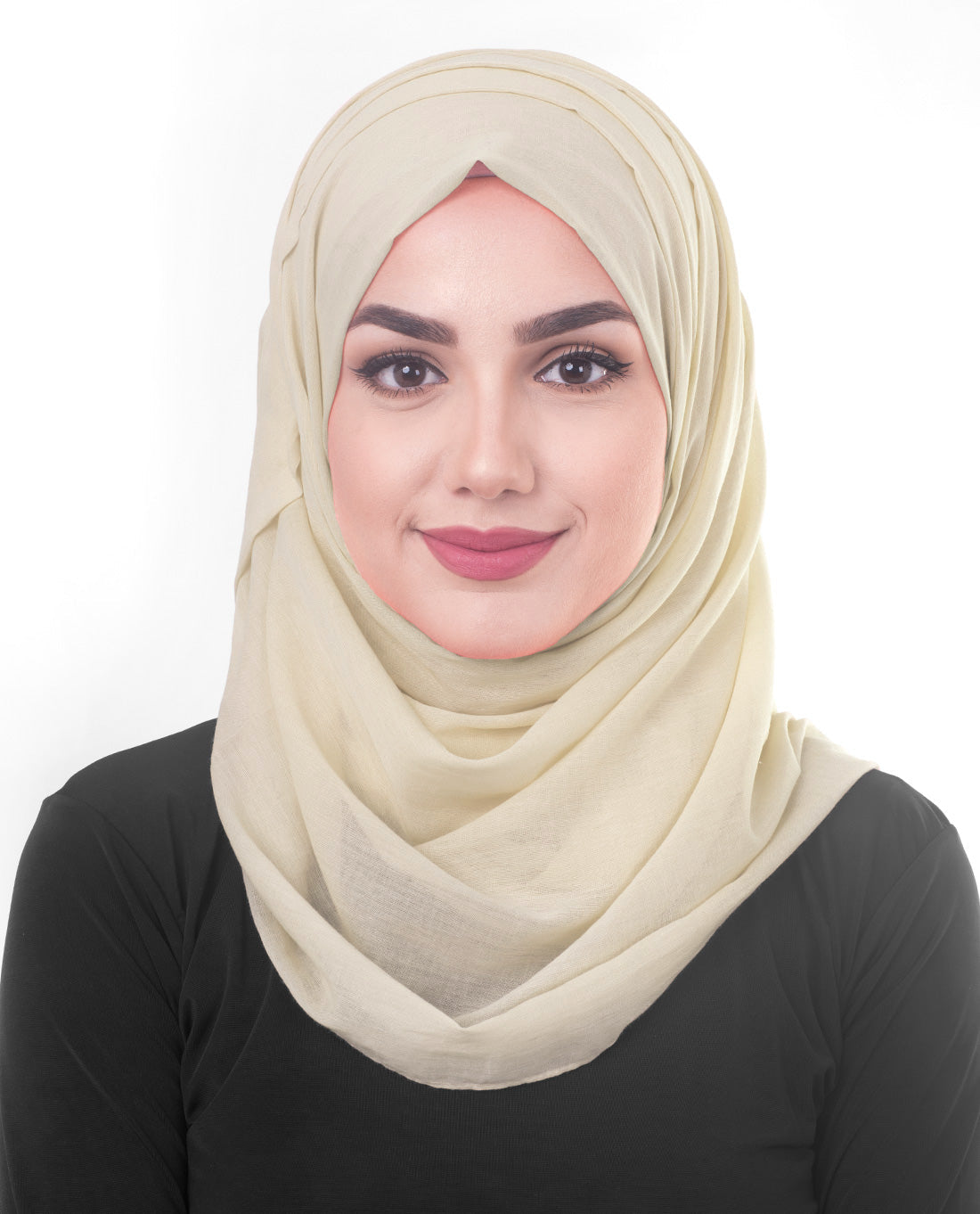 Sandshell Beige Viscose Woven Scarf