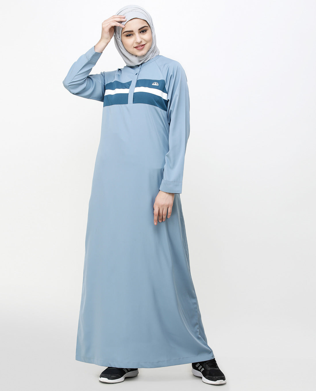 Citadel Blue Stripe Jilbab