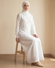 Delicate Eyelet Cotton Pilgrimage Gown
