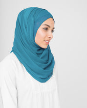 Turkish Tile Poly Chiffon Scarf