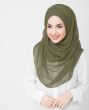 Willow Poly Chiffon Scarf