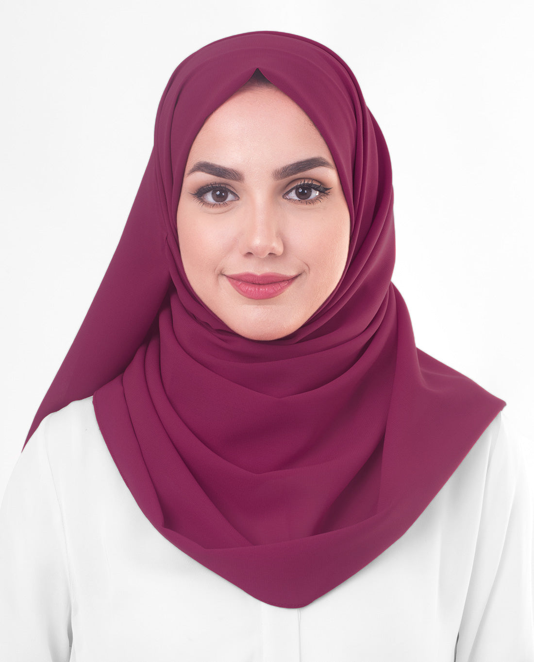 Red Bud Poly Georgette Scarf
