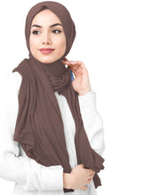 Chestnut Brown Viscose Jersey Scarf