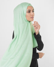 Cameo Green Viscose Woven Scarf