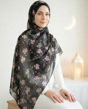 Midnight Blossom Printed Georgette