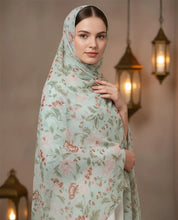 Mint Grace Printed Georgette