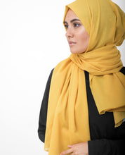 Lemonade Yellow Cotton Voile Scarf