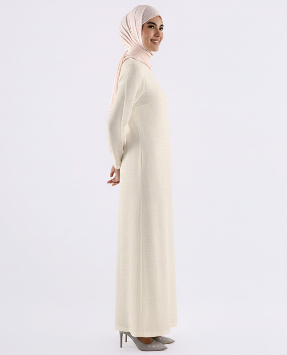White Under Abaya