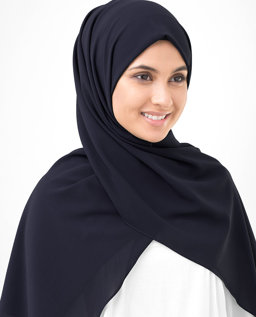 Deep Well Poly Georgette Scarf