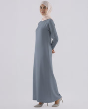 Blue Under Abaya