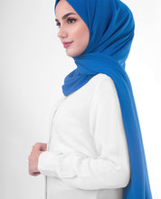 Princes BlueCotton Voile Scarf
