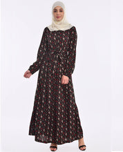 Spring Fever Printed Brown Jilbab