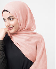 Pale Dogwood Pink Cotton Voile Scarf