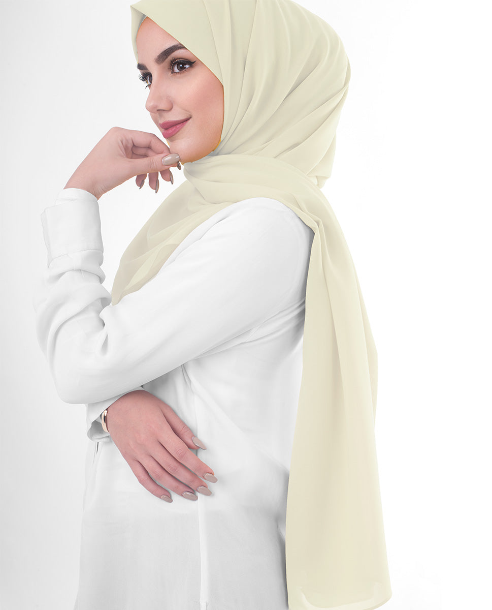Sandshell Poly Georgette Scarf