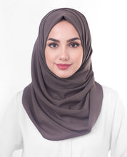 Rabbit Grey Poly Georgette Scarf