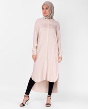 Sumo Satin Light Pink Shirt Dress
