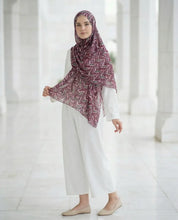 Mauve Flow Printed Georgette