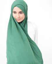 Deep Grass Green Viscose Woven Scarf