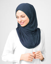 Black Iris Viscose Jersey Scarf