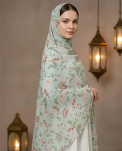 Mint Grace Printed Georgette