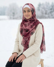 Rose Veil Printed Georgette