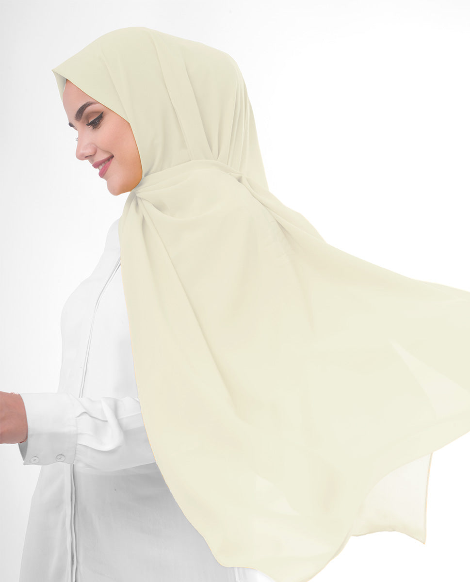 Sandshell Poly Georgette Scarf