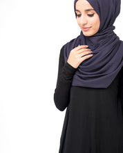 Loganberry Purple Cotton Voile Scarf