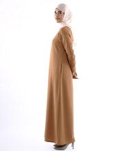 Brown Under Abaya