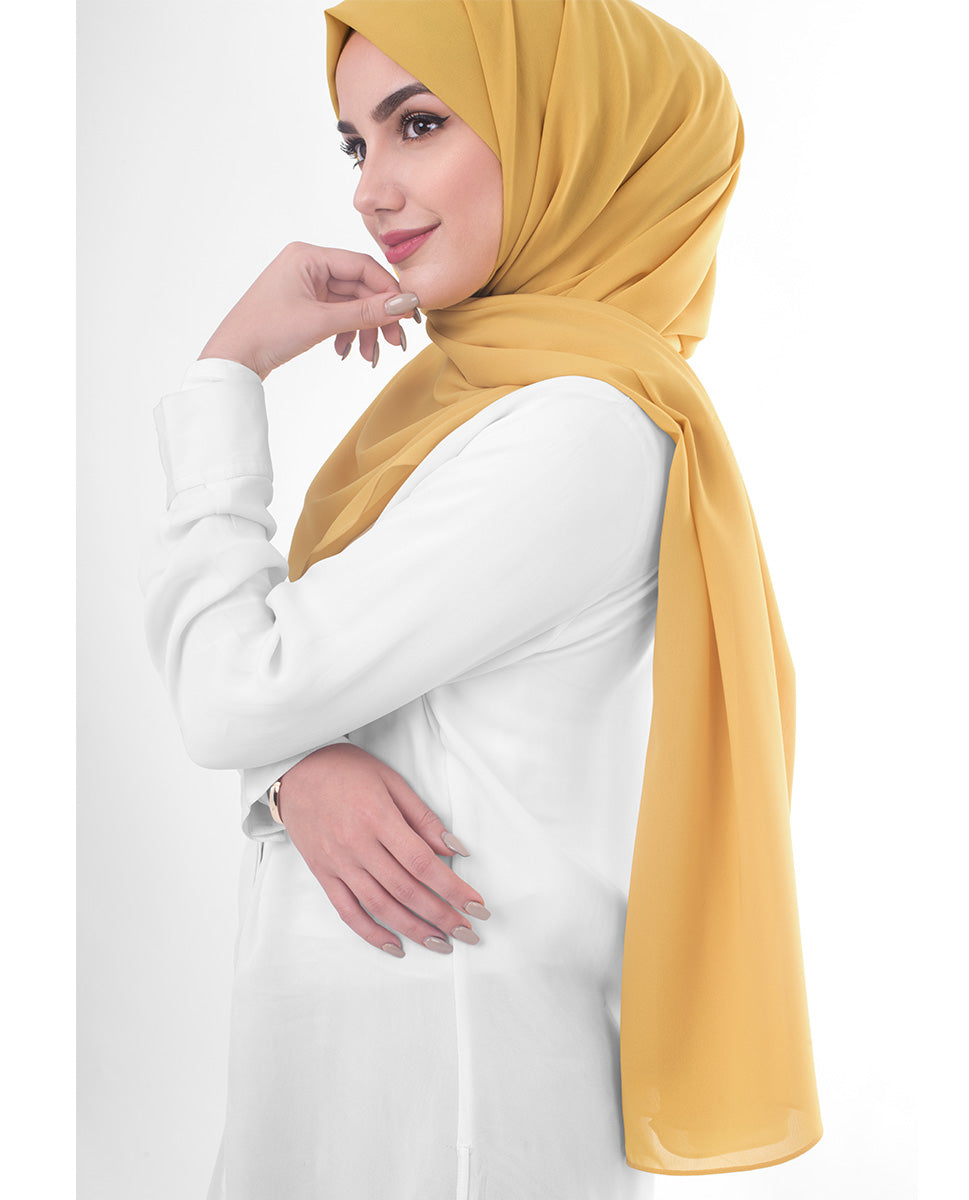 Clay Poly Georgette Scarf