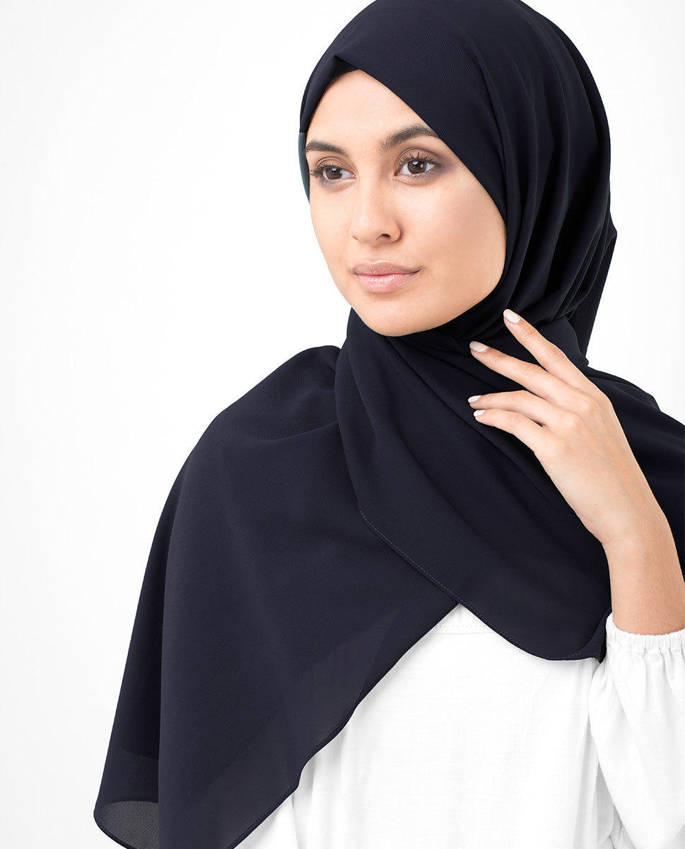 Deep Well Poly Georgette Scarf
